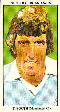 Tommy Booth Manchester City 1978/79 the SUN Soccercards #369